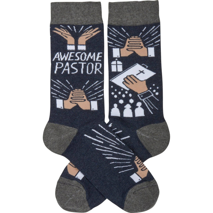 Awesome Pastor Socks - Premium Socks from Primitives by Kathy - Just $10.95! Shop now at Pat's Monograms