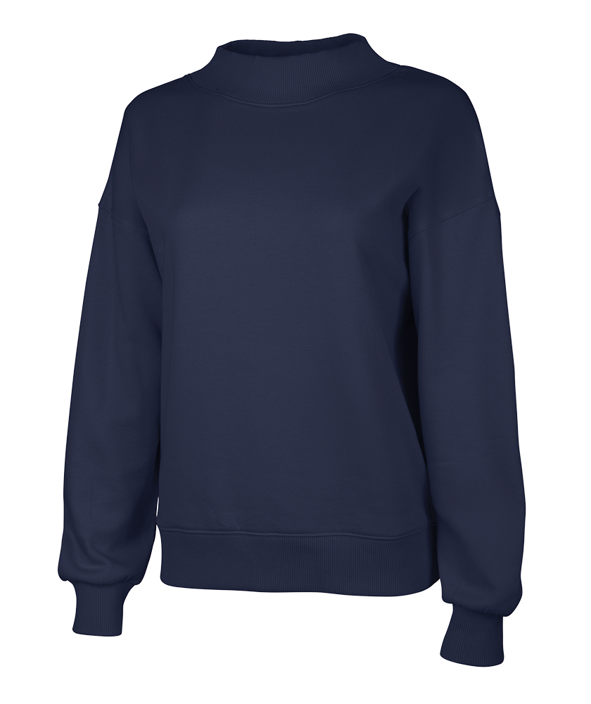 Women's Willow Mock-Neck Sweatshirt - Premium Sweatshirt from Charles River Apparel - Just $56.95! Shop now at Pat's Monograms