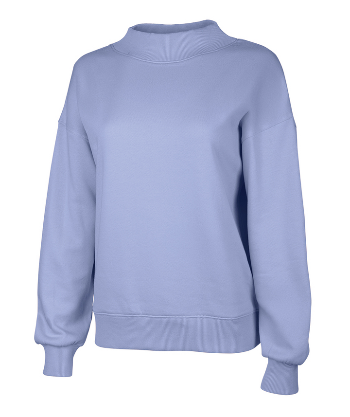 Women's Willow Mock-Neck Sweatshirt - Premium Sweatshirt from Charles River Apparel - Just $56.95! Shop now at Pat's Monograms