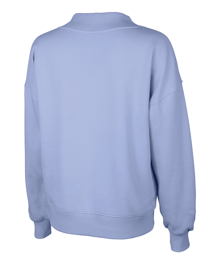 Women's Willow Mock-Neck Sweatshirt - Premium Sweatshirt from Charles River Apparel - Just $56.95! Shop now at Pat's Monograms