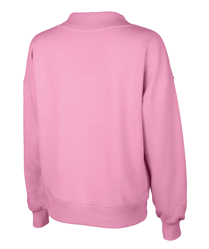 Women's Willow Mock-Neck Sweatshirt - Premium Sweatshirt from Charles River Apparel - Just $56.95! Shop now at Pat's Monograms