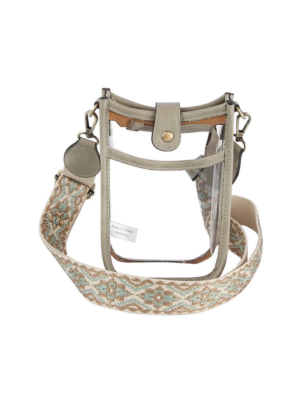 Clear Crossbody Sling - Premium handbag from Handbag Factory Corp - Just $32.95! Shop now at Pat's Monograms