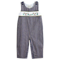 Blue Flannel Plaid Mallard Smocked Overalls - Premium Baby & Toddler Outfits from Lil Cactus - Just $36.95! Shop now at Pat's Monograms