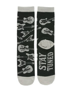 Guitar Crew Sock - Premium Socks from Lazy One - Just $9.95! Shop now at Pat's Monograms