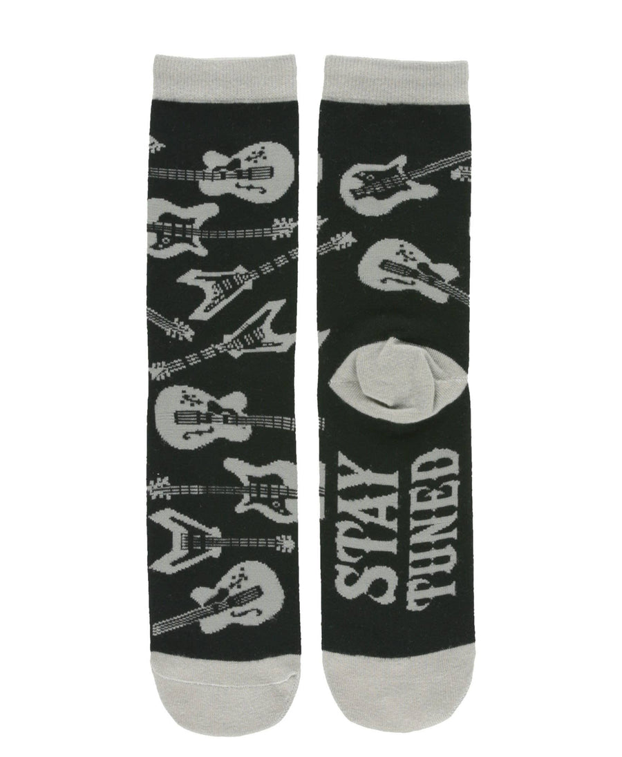 Guitar Crew Sock - Premium Socks from Lazy One - Just $9.95! Shop now at Pat's Monograms