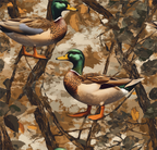 Kids 7 Panel Duck Camo Snapback Hat - Premium Caps from ThatsRad - Just $24.95! Shop now at Pat's Monograms