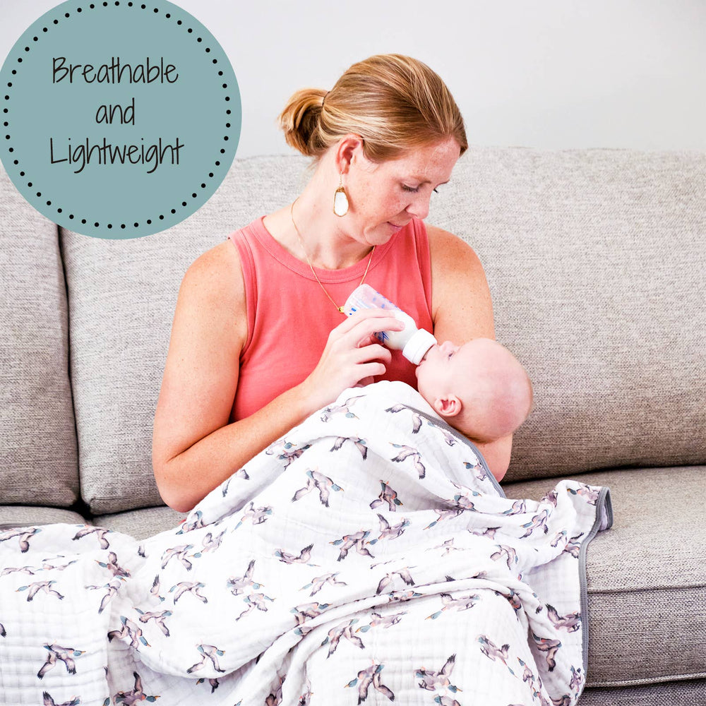 Quackin'up Baby Toddler Muslin Blanket - Premium Baby Blanket from LollyBanks - Just $29.95! Shop now at Pat's Monograms