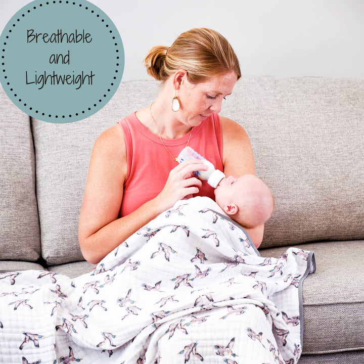 Quackin'up Baby Toddler Muslin Blanket - Premium Baby Blanket from LollyBanks - Just $29.95! Shop now at Pat's Monograms