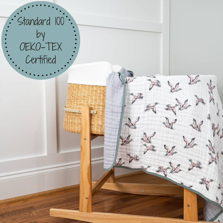 Quackin'up Baby Toddler Muslin Blanket - Premium Baby Blanket from LollyBanks - Just $29.95! Shop now at Pat's Monograms