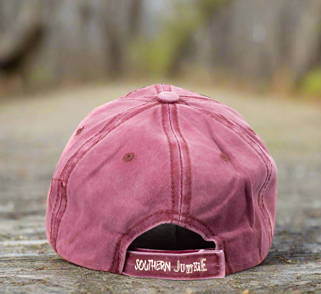 GIRLS Distressed Caps - Premium baseball cap from GRACE+EMMA by Southern Grace - Just $8.95! Shop now at Pat's Monograms