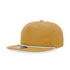 Decky 6032 Classic Rope Cap, 5 Panel Flat Bill Hat, Snapback - Premium Caps from The Park Wholesale - Just $14.95! Shop now at Pat's Monograms