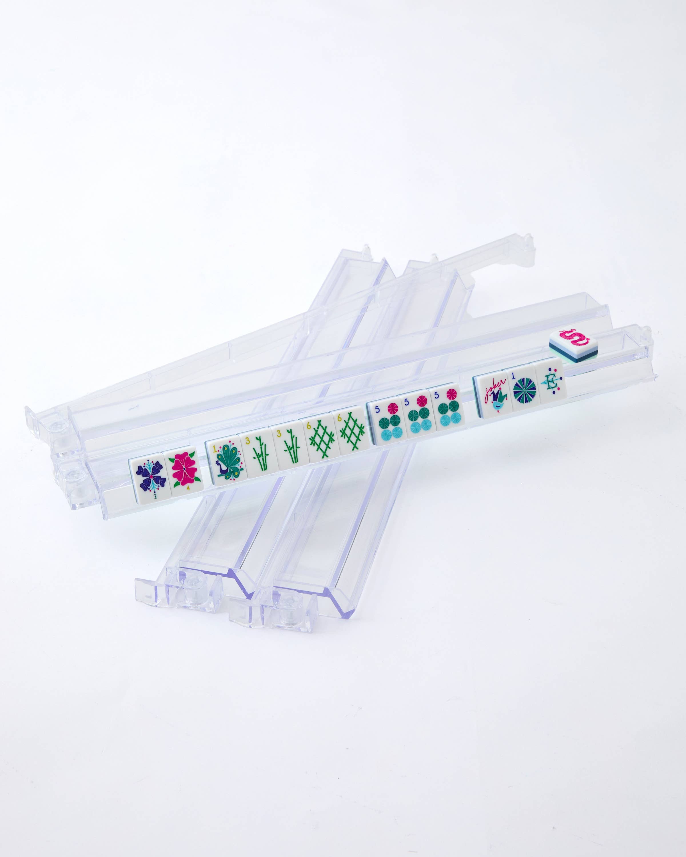 Clear Acrylic Rack and Pusher Set - Premium Mahjong from Oh My Mahjong - Just $64.95! Shop now at Pat's Monograms