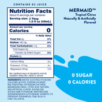 Sugar Free Mermaid Hydration Syrup with Electrolytes 375 ml - Premium drink mix from Jordan's Skinny Mixes - Just $7.95! Shop now at Pat's Monograms