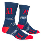 A1 Steak Sauce - Premium socks from Crazy Socks - Just $8! Shop now at Pat's Monograms