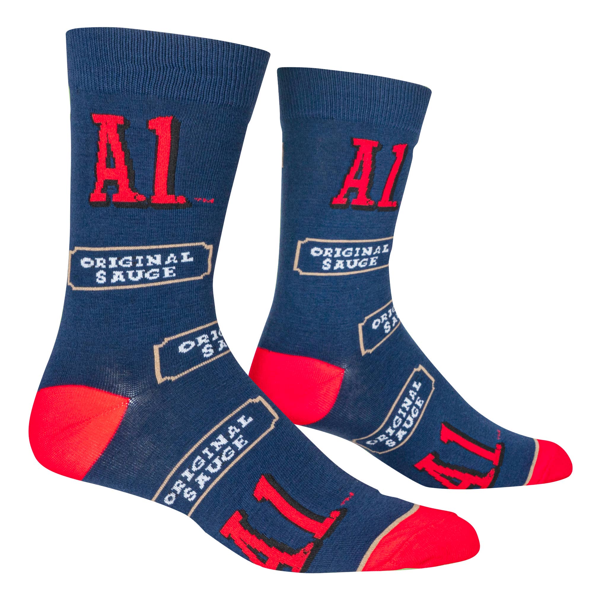 A1 Steak Sauce - Premium socks from Crazy Socks - Just $8! Shop now at Pat's Monograms