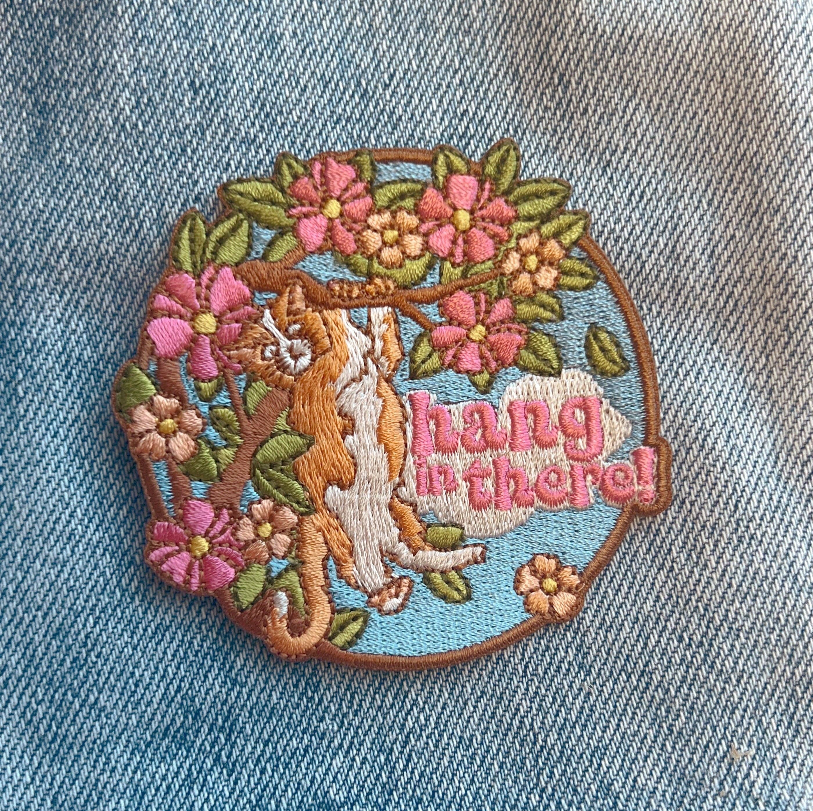 Hang in There Kitten Patch - Premium Patch from Kindness is Magic - Just $6! Shop now at Pat's Monograms