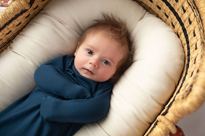 Navy Blue Knotted Gown - Premium  from Three Little Tots - Just $26.95! Shop now at Pat's Monograms