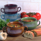 Stoneware 24oz Reactive Glaze Soup Crocks - Premium gift item from Certified International - Just $12.95! Shop now at Pat's Monograms