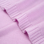 Classic Knit Baby Blanket - 100% Cotton Shima Seiki Knitting - Premium Baby Blanket from SwaddleAn - Just $38.95! Shop now at Pat's Monograms