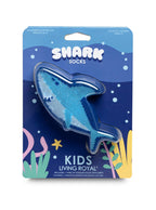 3D Packaged Crew Socks - Kids - Smiley Shark - Deep Blue - Premium socks from Living Royal - Just $9.95! Shop now at Pat's Monograms