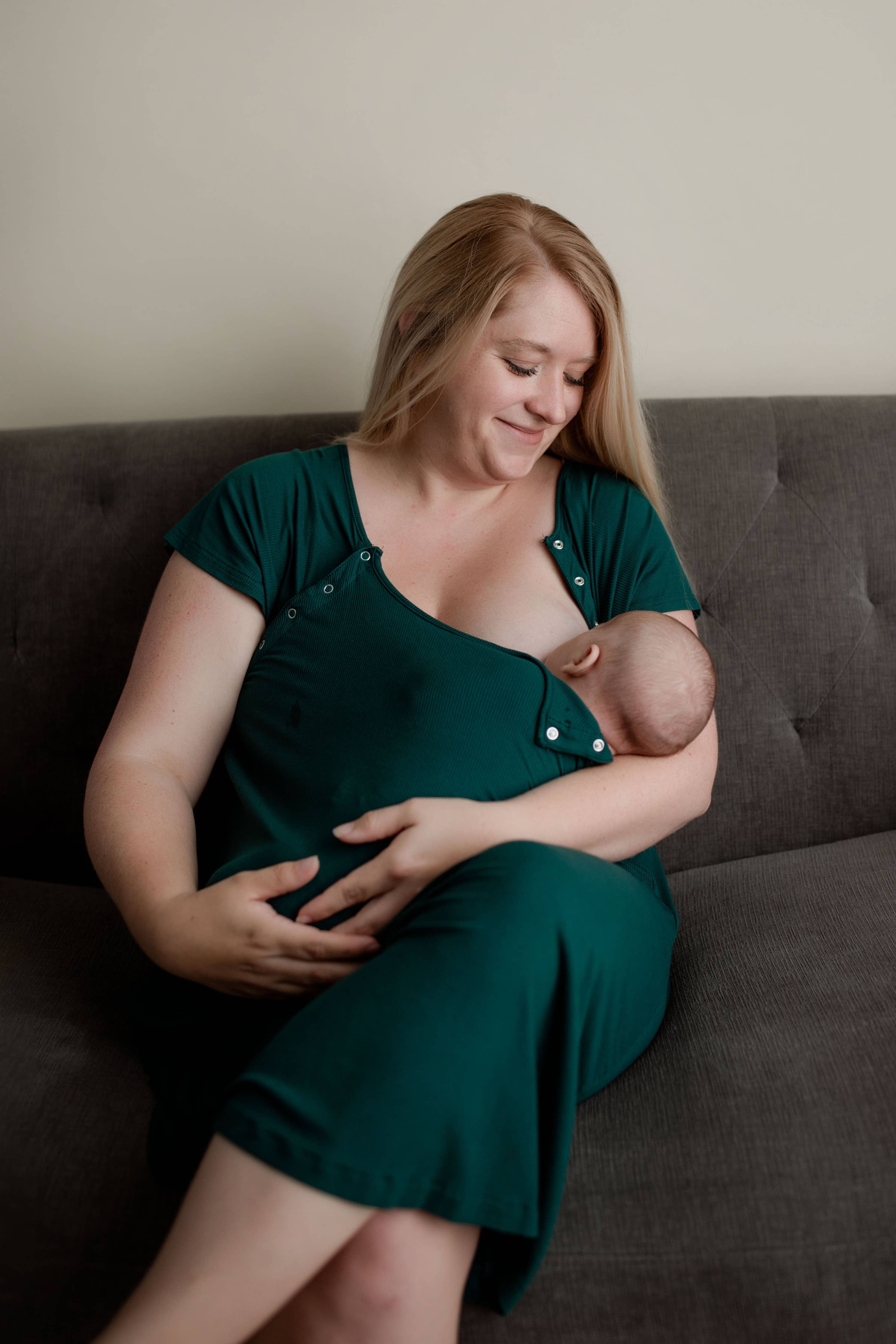 Forest Maternity Mommy Labor and Delivery/ Nursing Gown - Premium Maternity Clothing from Three Little Tots - Just $36.95! Shop now at Pat's Monograms