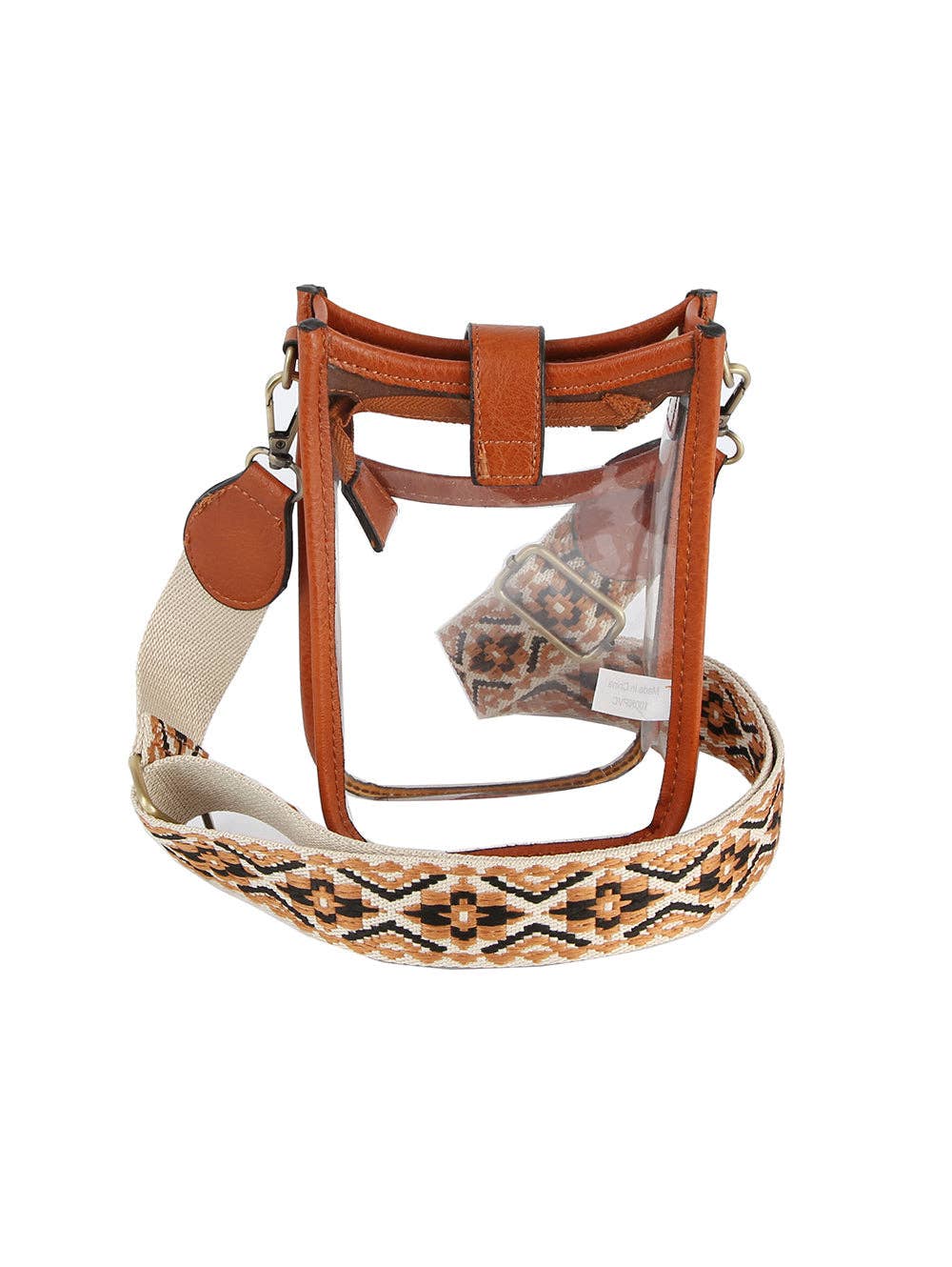 Clear Crossbody Sling - Premium handbag from Handbag Factory Corp - Just $32.95! Shop now at Pat's Monograms