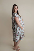 Floral Mommy Labor and Delivery/ Nursing Gown - Premium Maternity Clothing from Three Little Tots - Just $36.95! Shop now at Pat's Monograms