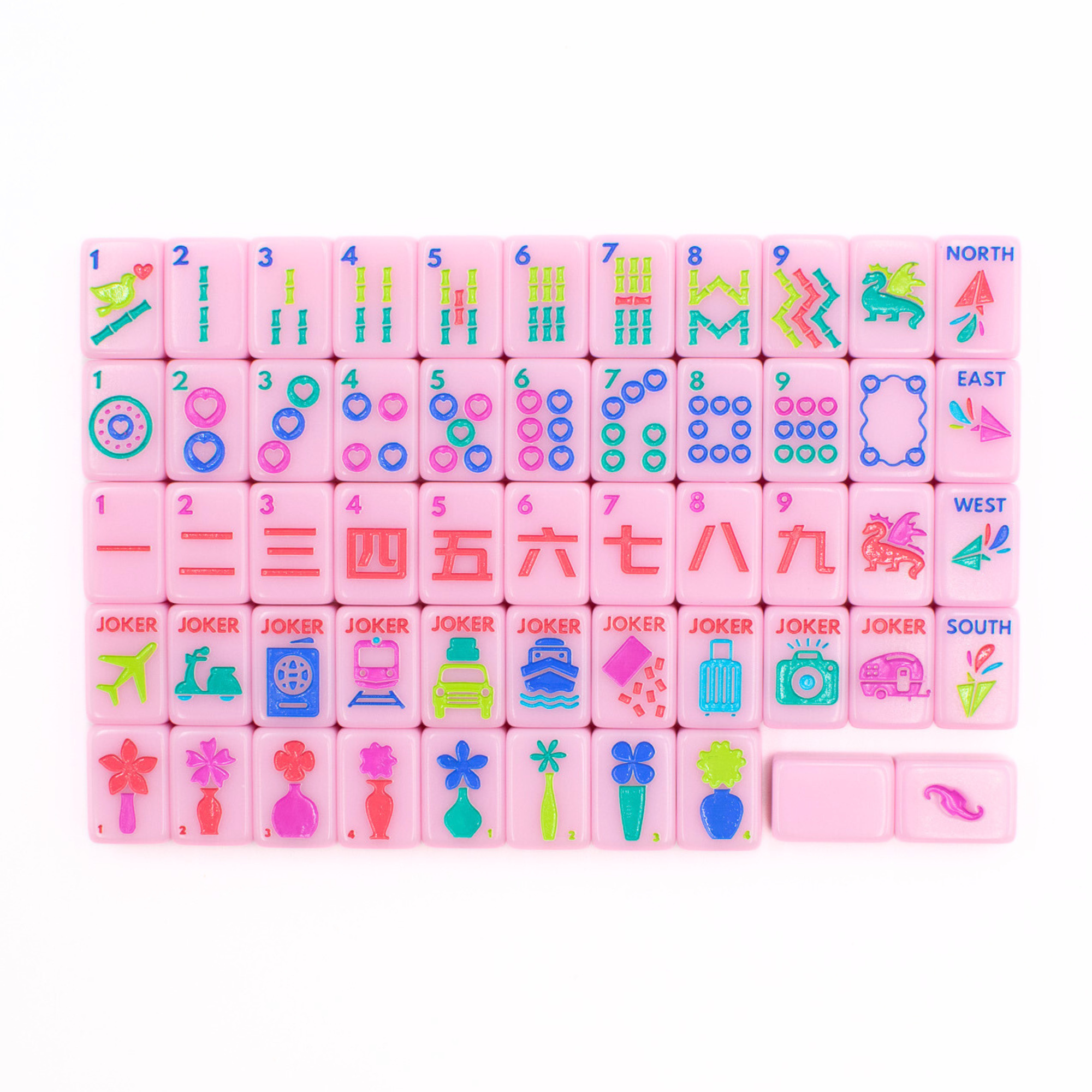MINI TRAVEL MAHJONG  |  Mini Anywhere Series  |  Pink - Premium Mahjong from My Fair Mahjong - Just $195.95! Shop now at Pat's Monograms