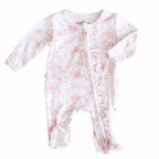 Fancy Frills Ruffle Zipper Footie