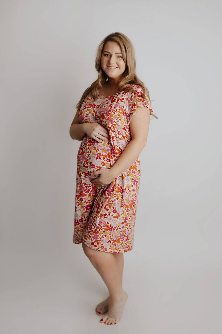 Wild Child Maternity Mommy Labor and Delivery/ Nursing Gown - Premium Maternity Clothing from Three Little Tots - Just $36! Shop now at Pat's Monograms