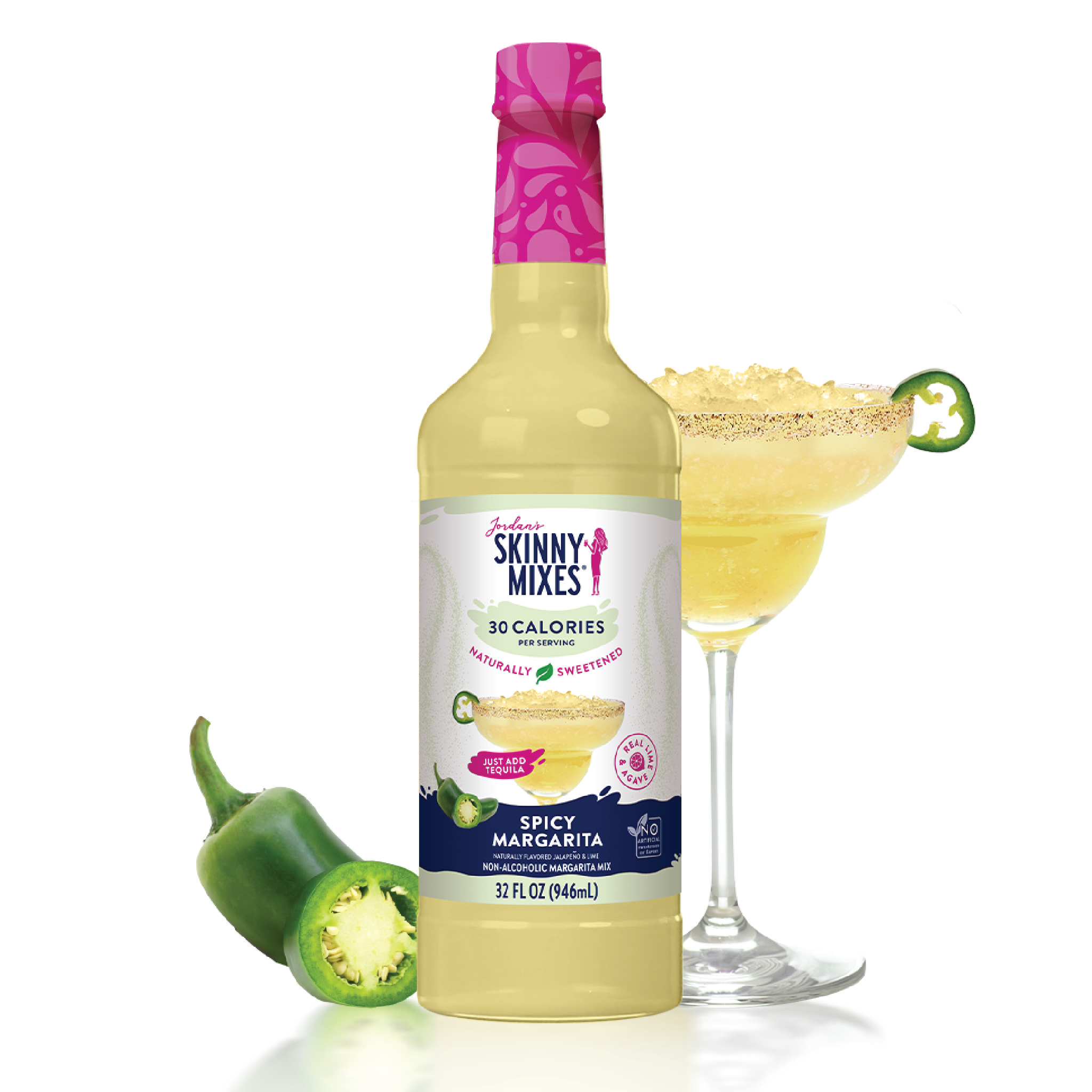 Natural Spicy Margarita - Mixer - Premium drink mix from Jordan's Skinny Mixes - Just $9.99! Shop now at Pat's Monograms