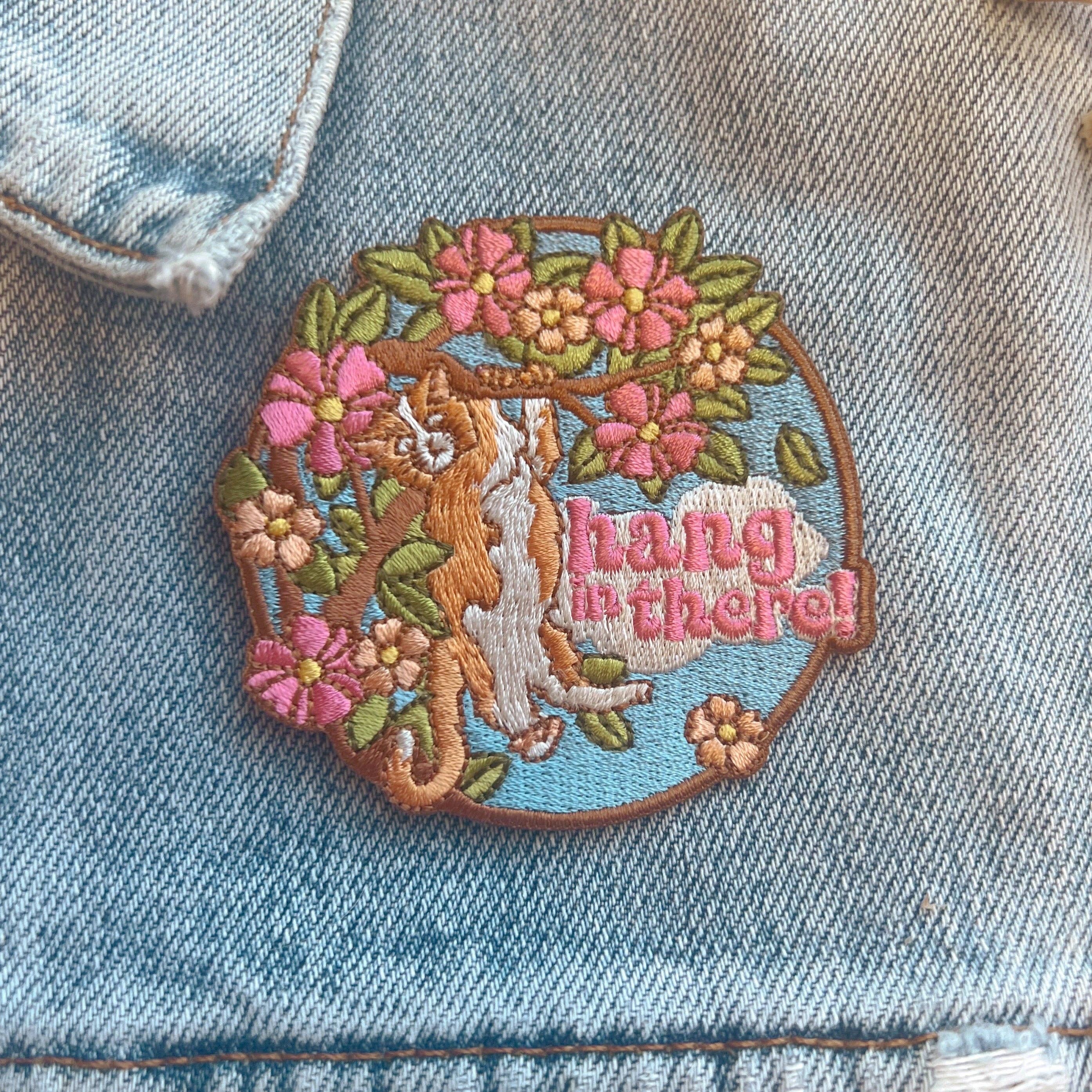 Hang in There Kitten Patch - Premium Patch from Kindness is Magic - Just $6! Shop now at Pat's Monograms