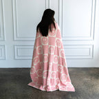 Pink Bolt Smile Blanket - Premium  from Living Royal - Just $55.95! Shop now at Pat's Monograms