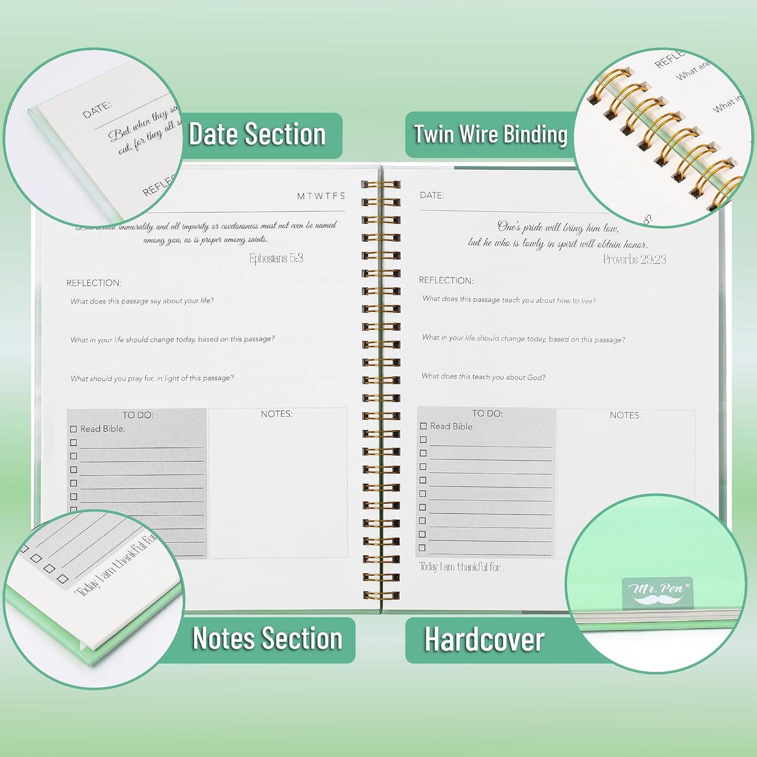 Mr. Pen Bible Journaling Kit for Women - Creative Set - Premium Journal from Mr. Pen - Just $28.95! Shop now at Pat's Monograms