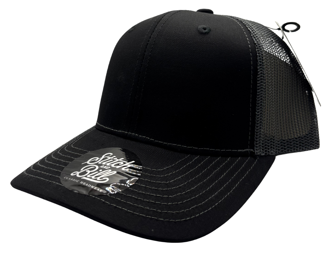 Trucker Adjustable Baseball Cap Premium Quality Men Women - Premium Headwear from Stitch and Bill Wholesale Hats - Just $9! Shop now at Pat's Monograms