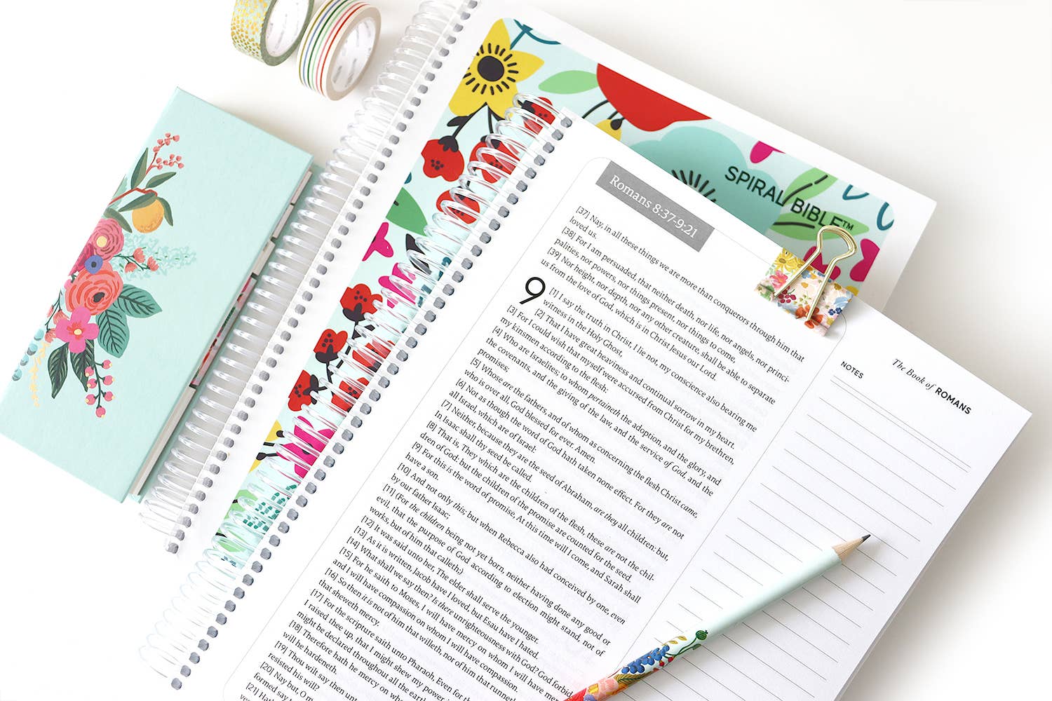 Spiral Bible™ - KJV New Testament - Field of Flowers - Premium Bible from Spiral Bible - Just $54.95! Shop now at Pat's Monograms