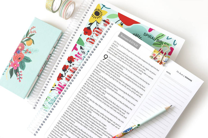 Spiral Bible™ - KJV New Testament - Field of Flowers - Premium Bible from Spiral Bible - Just $54.95! Shop now at Pat's Monograms