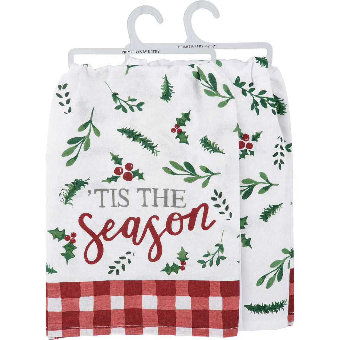 'Tis The Season Kitchen Towel - Premium Kitchen Towel from Primitives by Kathy - Just $9.95! Shop now at Pat's Monograms