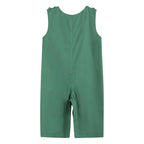 Green Santa Car Christmas Smocked Overalls - Premium Baby & Toddler Outfits from Lil Cactus - Just $36.95! Shop now at Pat's Monograms