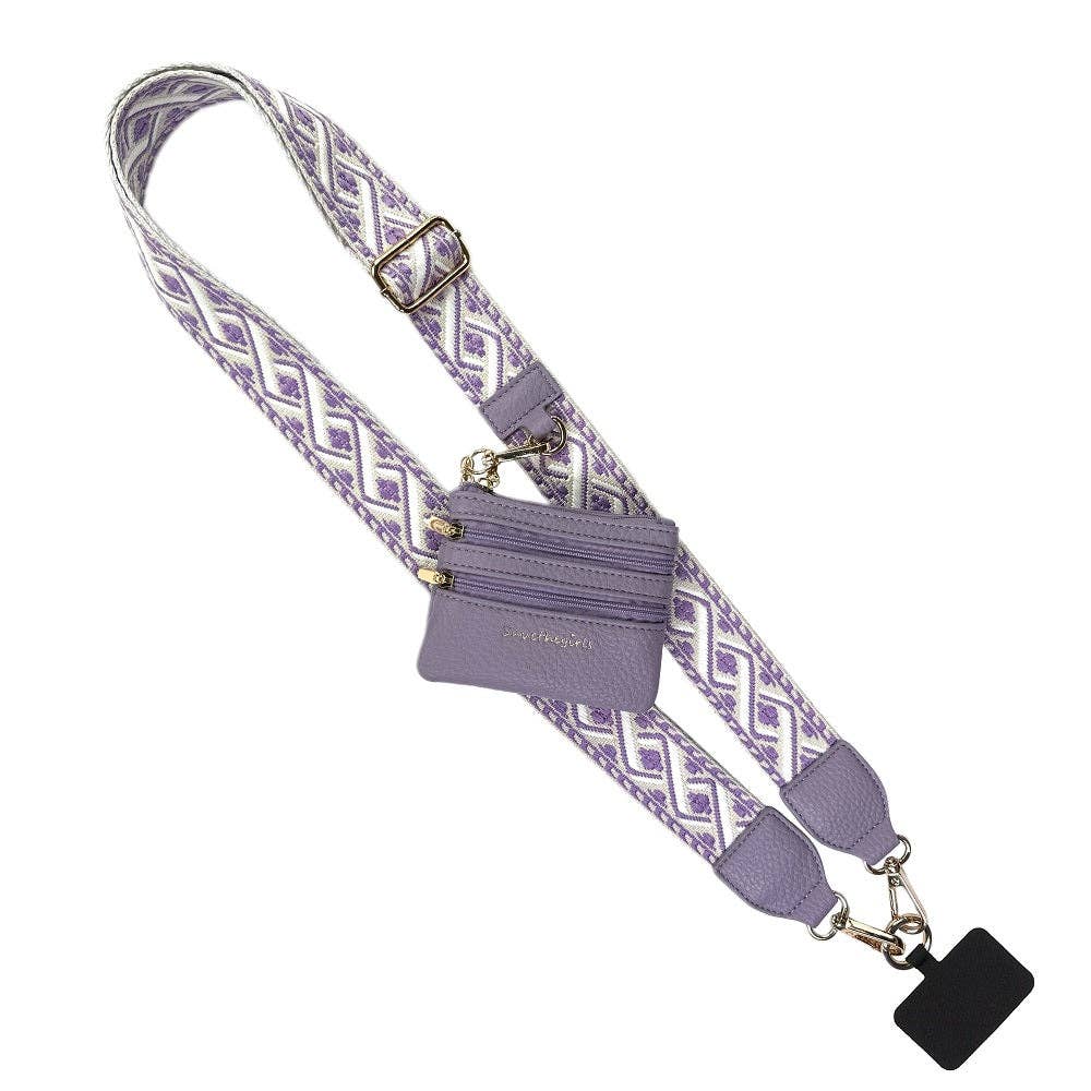 Clip & Go Strap w/Zippered Pouch - Premium phone accessories from Save The Girls - Just $31.95! Shop now at Pat's Monograms