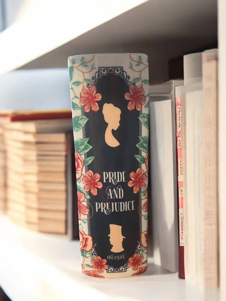 Pride and Prejudice Floral Book Vase - Premium decor from Interiors and Art - Just $42.95! Shop now at Pat's Monograms