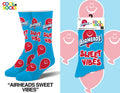 Airheads Sweet Vibes - Mens Crew Folded - Premium socks from Cool Socks - Just $11.95! Shop now at Pat's Monograms