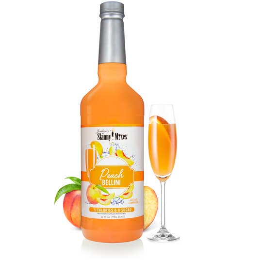 Peach Bellini Mix - Sugar Free Mixer - Premium  from Jordan's Skinny Mixes - Just $8.99! Shop now at Pat's Monograms