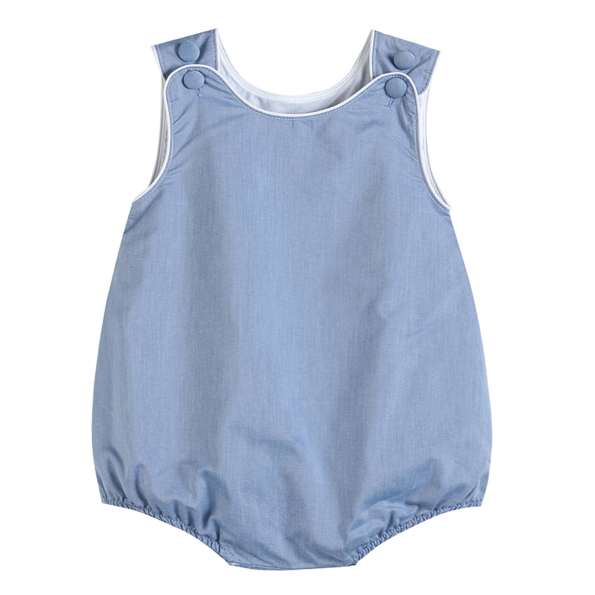 Buy Classic Blue Denim Style Baby Bubble Romper by Lil Cactus – Pat's ...