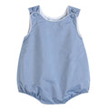 Classic Blue Denim Style Baby Bubble Romper — Lil Cactus Baby & Toddler Outfits