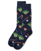 Men's Baseball Bamboo Crew Socks - Premium Socks from Infinity Classics International Inc. - Just $11.95! Shop now at Pat's Monograms