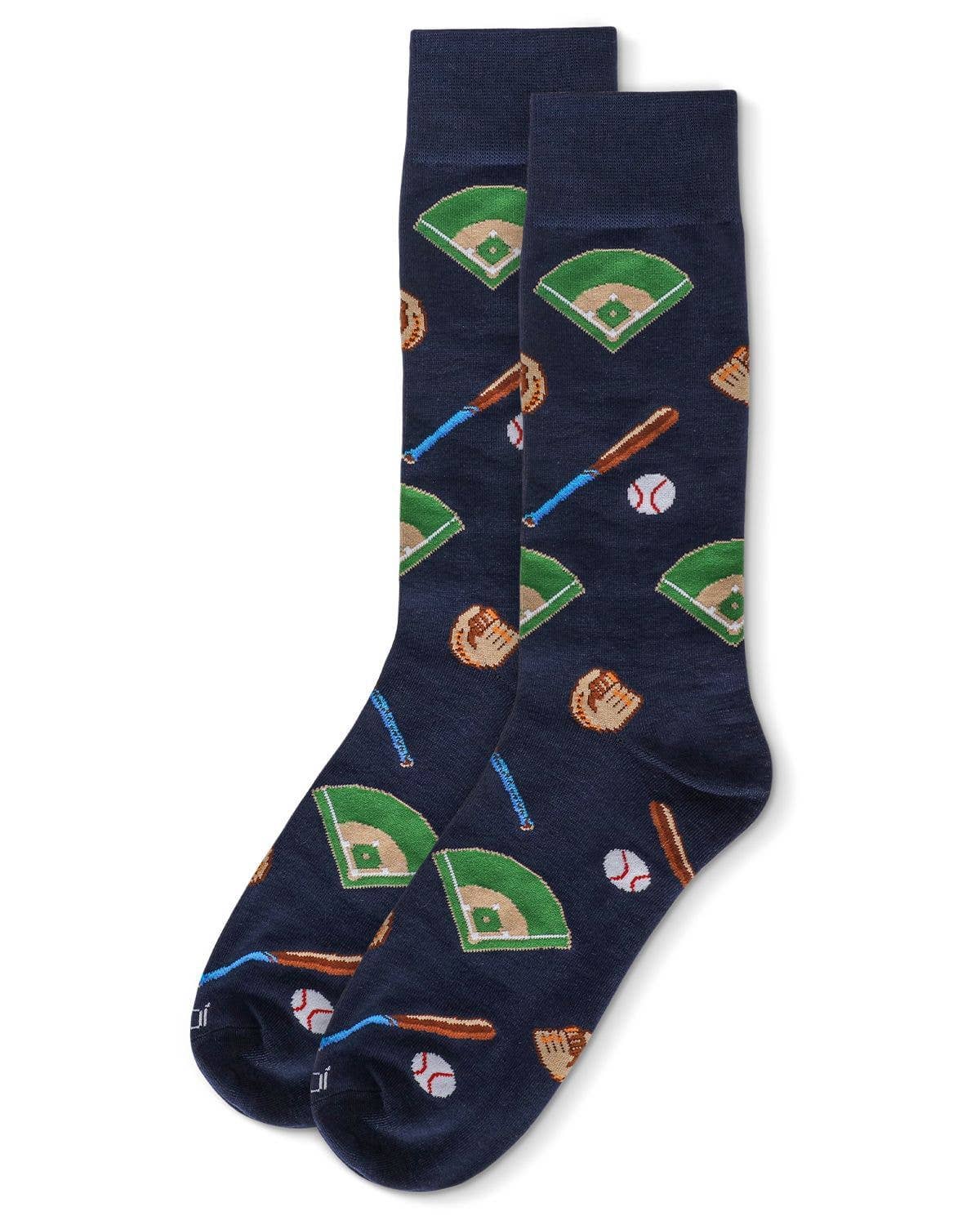 Men's Baseball Bamboo Crew Socks - Premium Socks from Infinity Classics International Inc. - Just $11.95! Shop now at Pat's Monograms