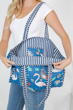 Quilted Tote Bag - Premium Bags and Totes from LA Soul - Just $34.95! Shop now at Pat's Monograms