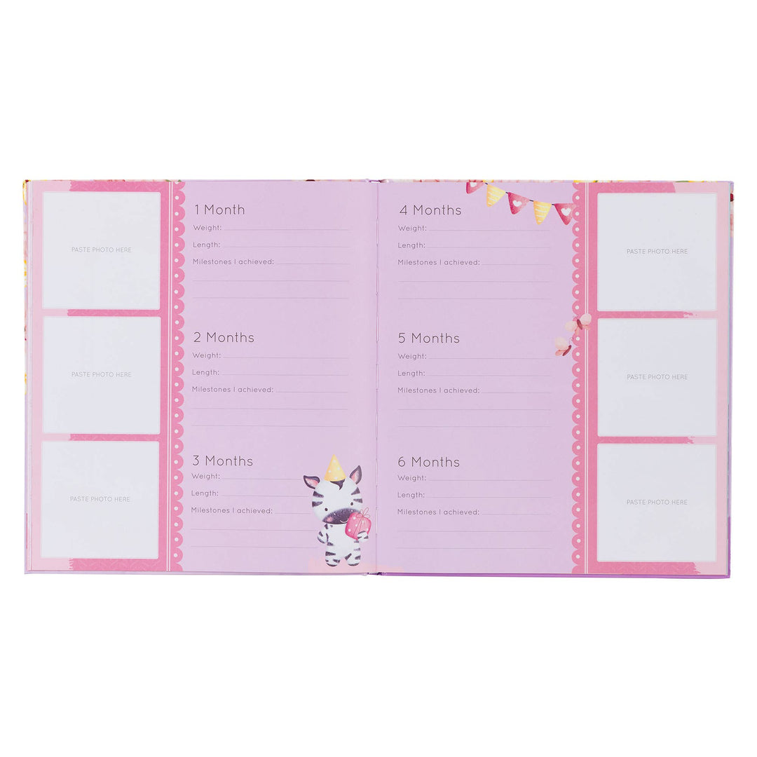Baby Memory Book for Girls - Premium Christian Gift Items from Christian Art Gifts - Just $16.95! Shop now at Pat's Monograms