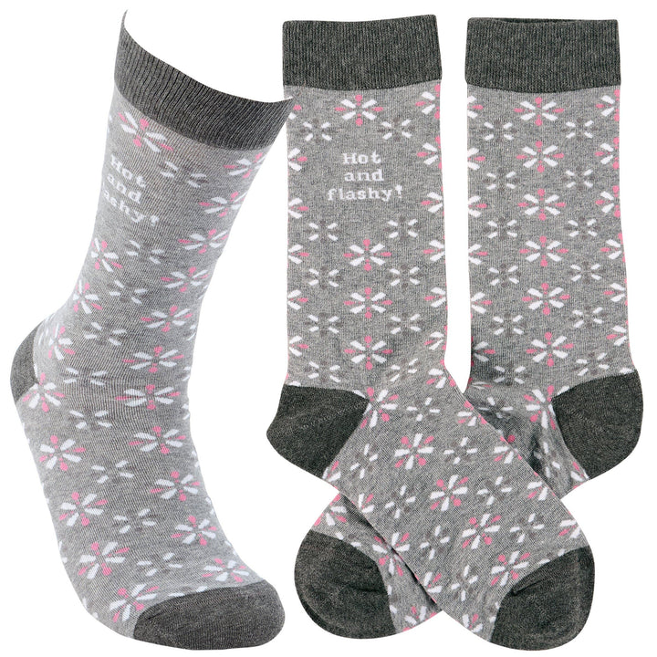 Hot And Flashy Socks - Premium Socks from Primitives by Kathy - Just $11.50! Shop now at Pat's Monograms